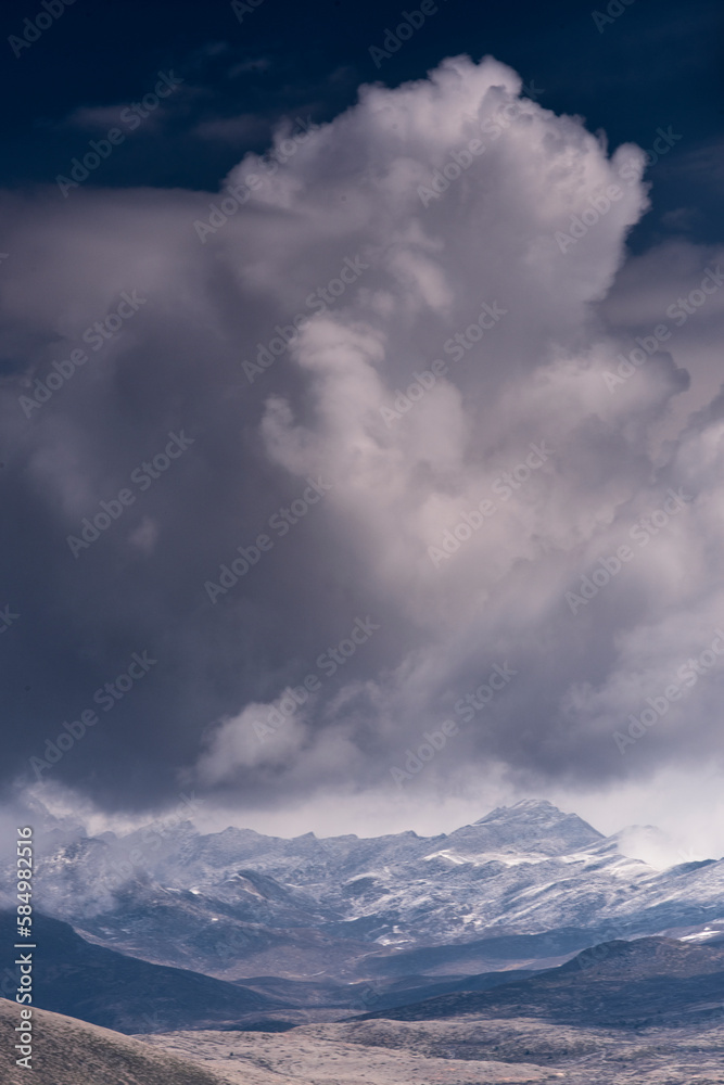 clouds in the mountains clouds in the mountains