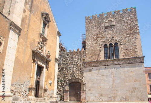 Corvaia palace and  santa caterina church 