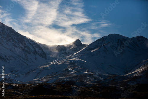 Winter mountains viewed from 395 © Cavan