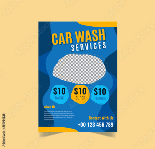 Car Wash Flyer Design Template