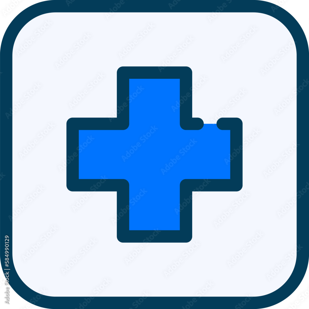 Medical icon represents healthcare and medicine in general, including medical equipment, medication, and medical procedures Medical icon represents healthcare and medicine in general, including medical equipment, medication, and medical procedures