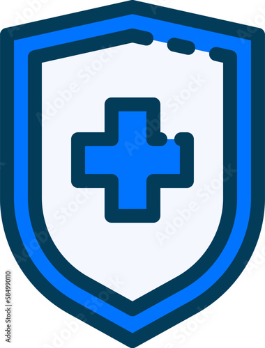 Medical Insurance icon represents insurance coverage for medical expenses, such as doctor visits, hospitalization, and prescription drugs