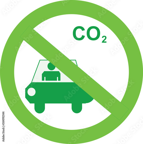 
ecologic sign on white background