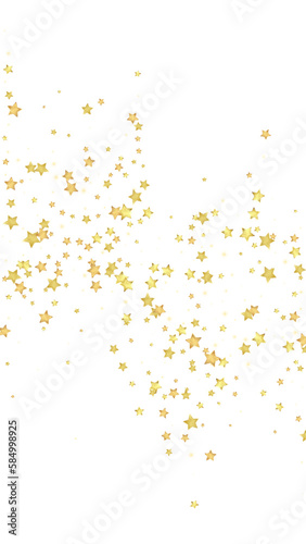 Magic stars vector overlay.  Gold stars scattered