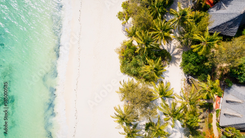 The white sandy beaches of Zanzibar are the ideal spot for spending lazy Zanzibar beach summers. © Sebastian
