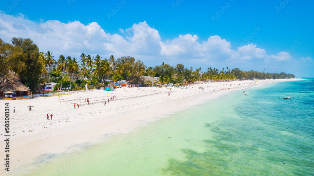 The aerial view of the Zanzibar Island coast is a sight to behold, with its pristine beaches and turquoise waters. The aerial view of the Zanzibar Island coast is a sight to behold, with its pristine beaches and turquoise waters.