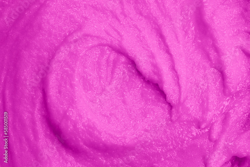 Berry yoghurt ice cream. Smoothies from fresh fruits and berries. Ice cream texture. Delicious sweet dessert close-up as a background.