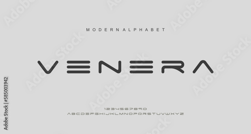 modern minimal alphabet fonts. Science fiction typography sport, technology, fashion, digital, future creative logo font, vector illustration.