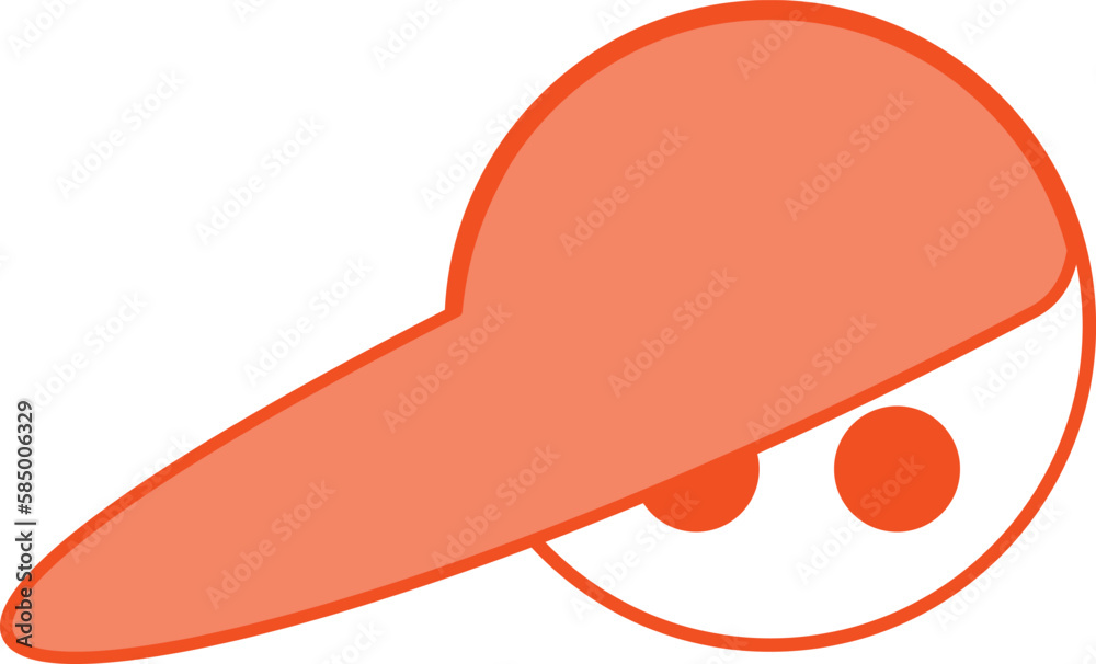 round icon on transparent background, orange logo for any company round icon on transparent background, orange logo for any company
