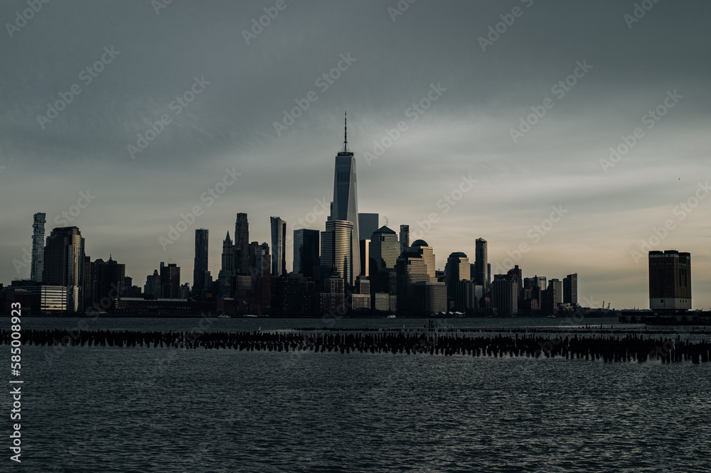 Panoramic Manhattan view from Jersey City Panoramic Manhattan view from Jersey City