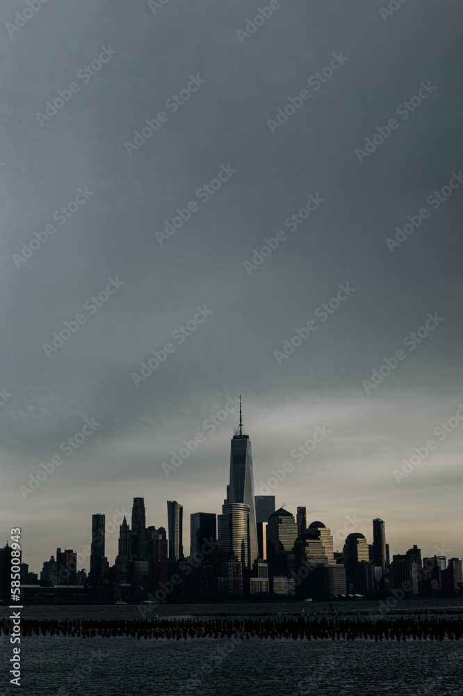 Sunset Manhattan view from Jersey City Sunset Manhattan view from Jersey City