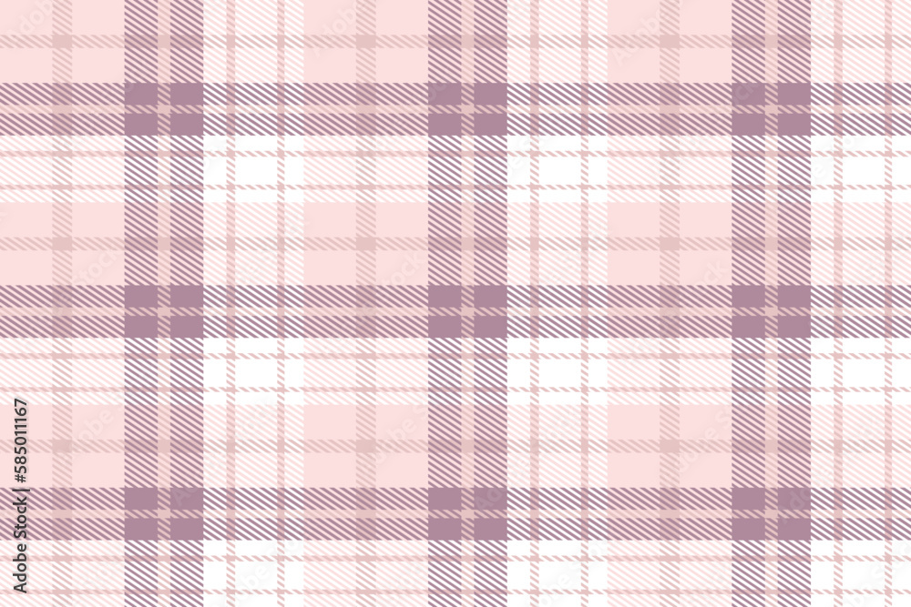 Fototapeta premium Purple Tartan Plaid Pattern Seamless Texture Is Made With Alternating Bands of Coloured Pre Dyed Threads Woven as Both Warp and Weft at Right Angles to Each Other.