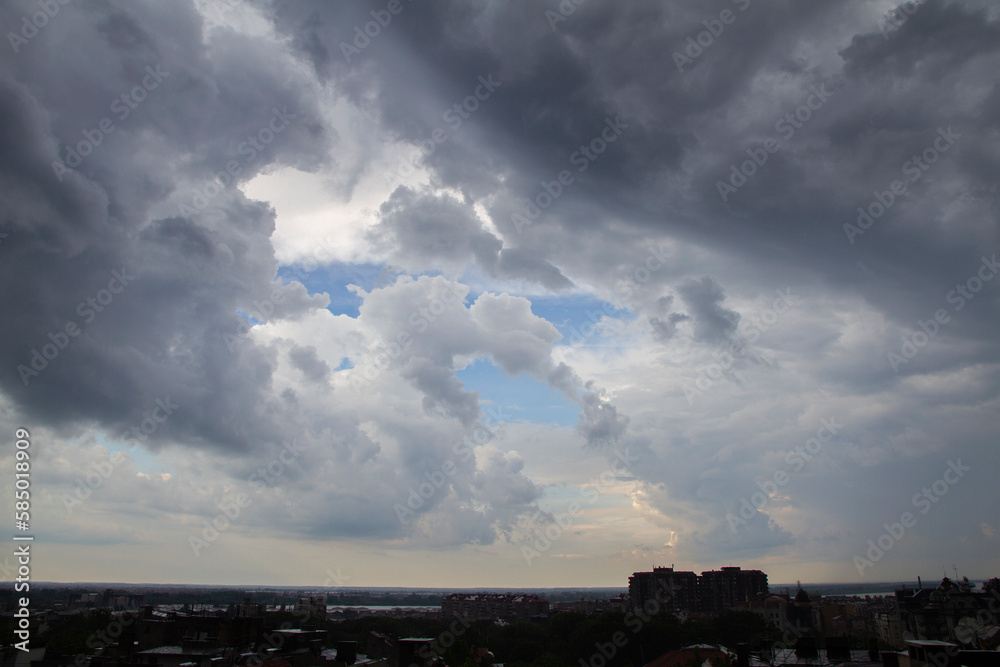 dramatic storm clouds in the sky dramatic storm clouds in the sky