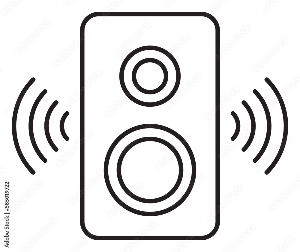 Information technology speaker vector icon illustration Information technology speaker vector icon illustration
