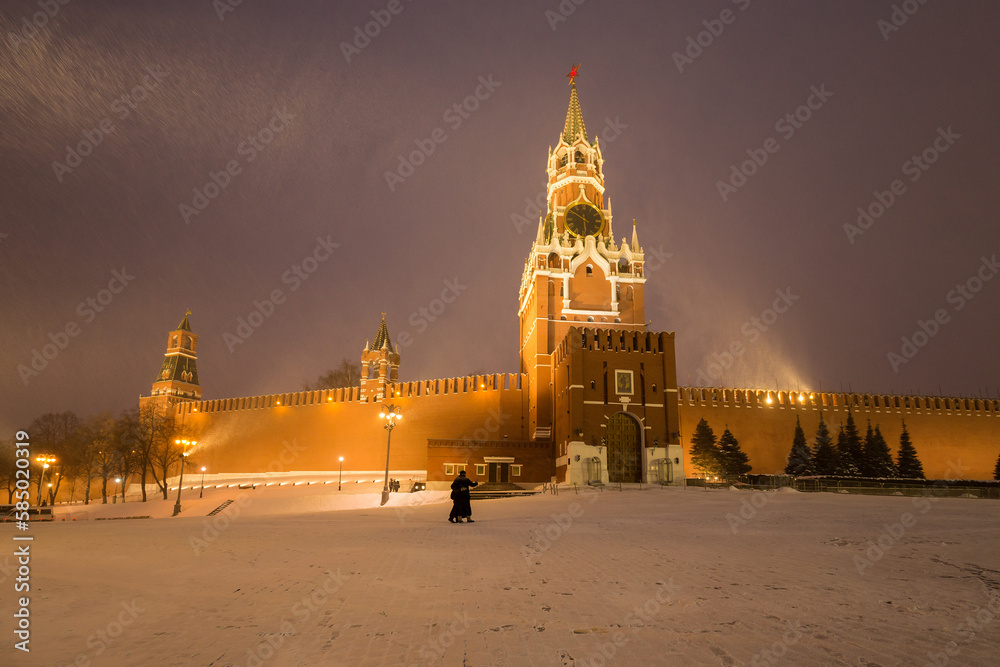 Kremlin on Red Square in Moscow