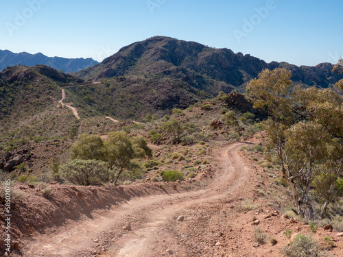 Ridge top track at Arkaroola, South Australia