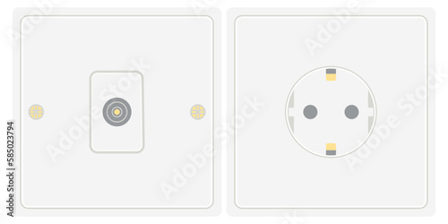 Double Switch and Receptacle Socket Electrical Tool Equipment
