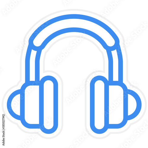 Vector Design Headphones Icon Style