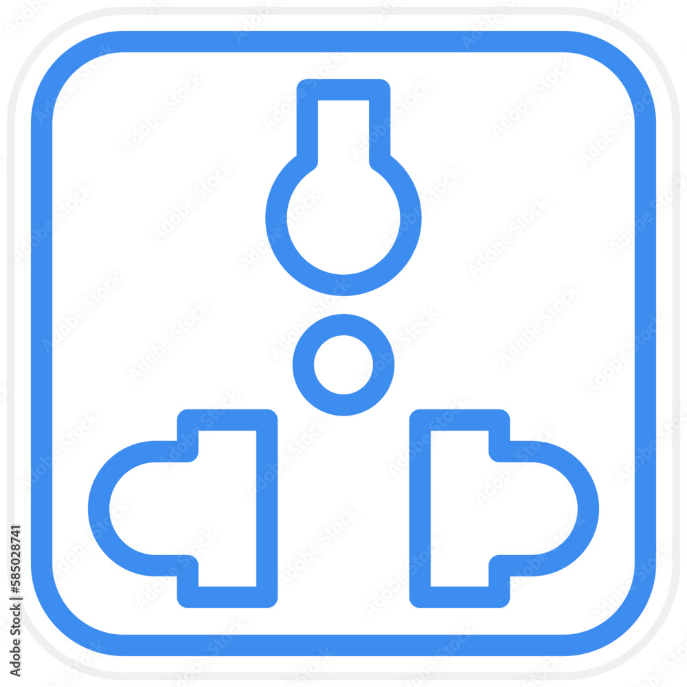 Vector Design Socket Icon Style Vector Design Socket Icon Style
