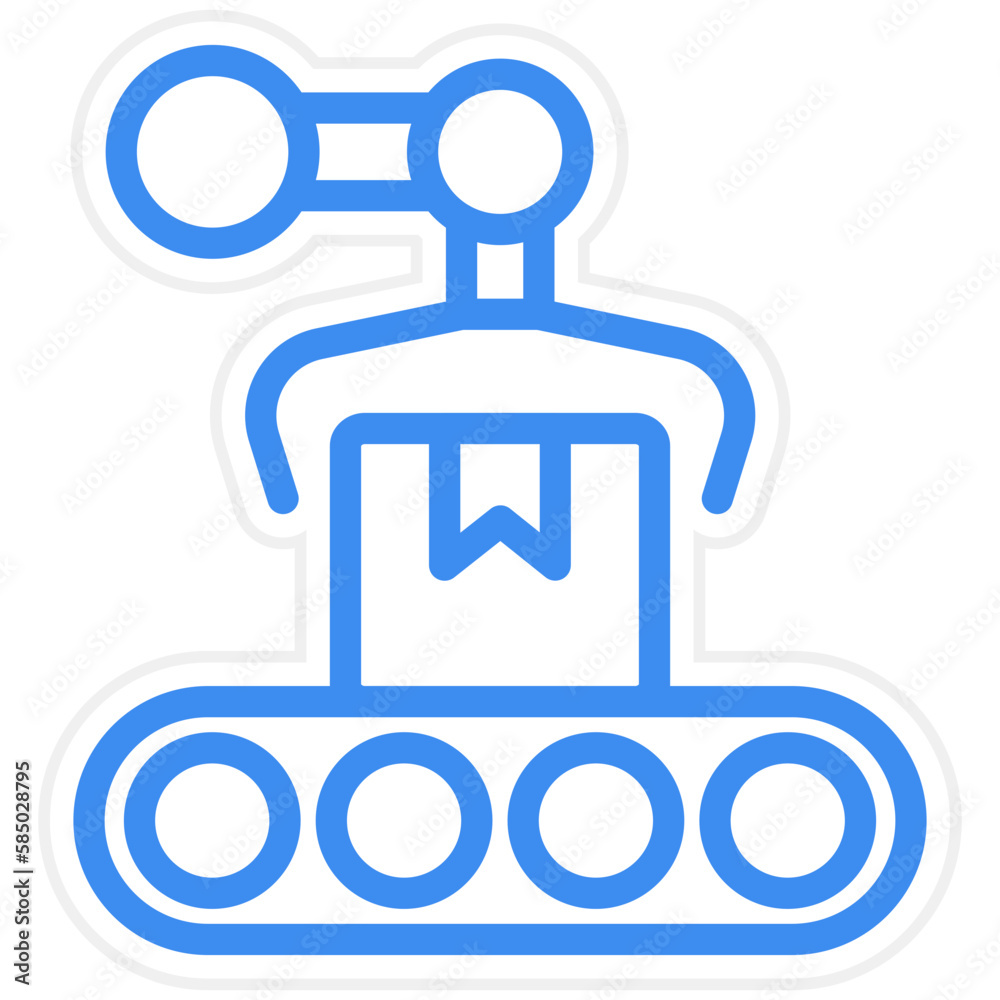 Vector Design Automation Icon Style Vector Design Automation Icon Style