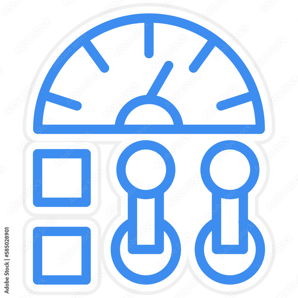 Vector Design Controller Icon Style Vector Design Controller Icon Style