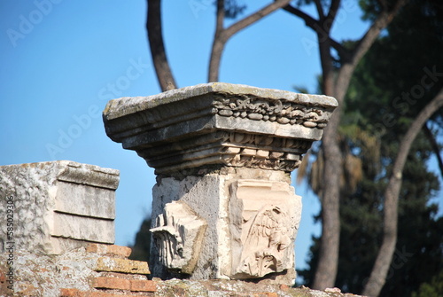 Roman column photo