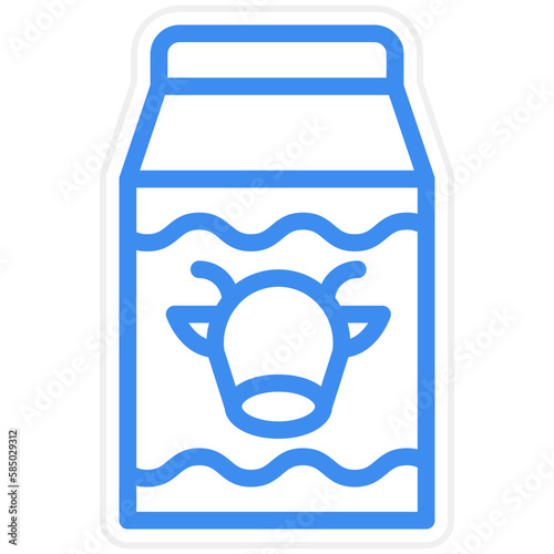 Vector Design Milk Icon Style