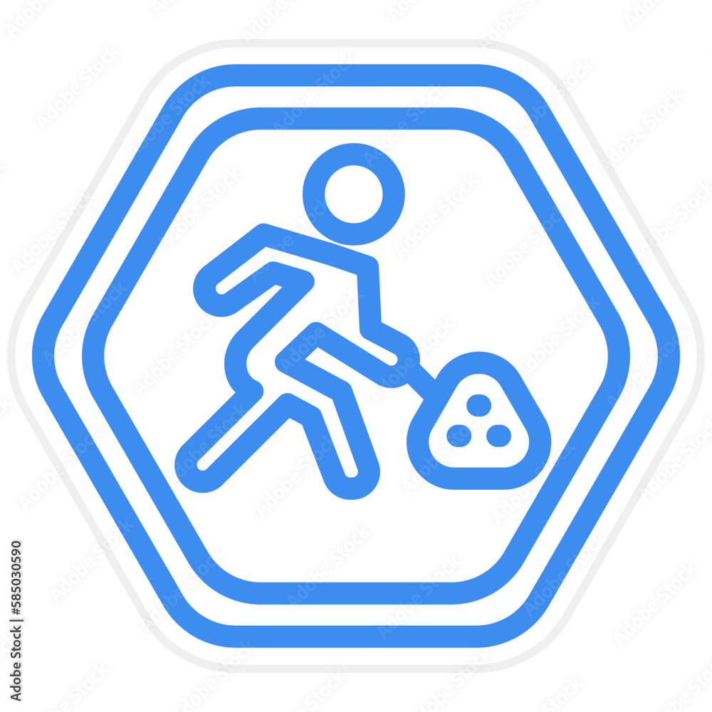 Vector Design Road Work Icon Style Vector Design Road Work Icon Style