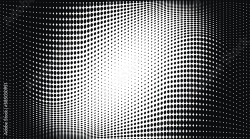 Light halftone dots pattern texture background 