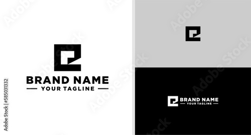 LETTER E LOGO ARROW FINANCE SOFTWARE EDITABLE