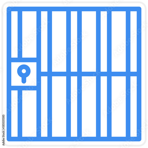 Vector Design Jail Icon Style