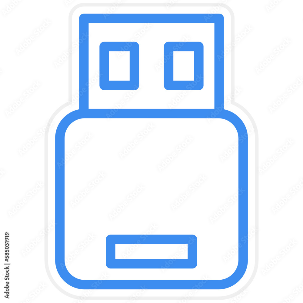 Vector Design USB Stick Icon Style Vector Design USB Stick Icon Style