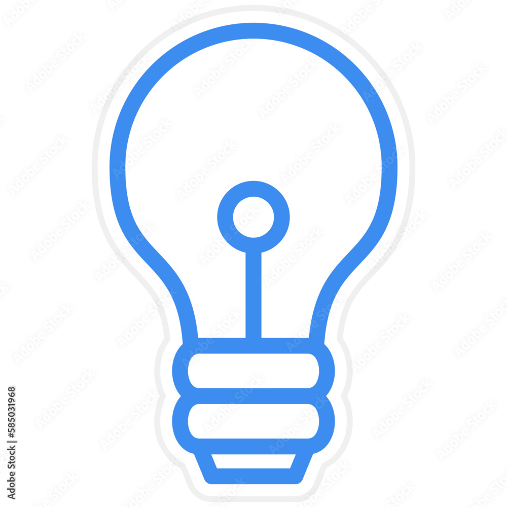 Vector Design Lightbulb Icon Style Vector Design Lightbulb Icon Style