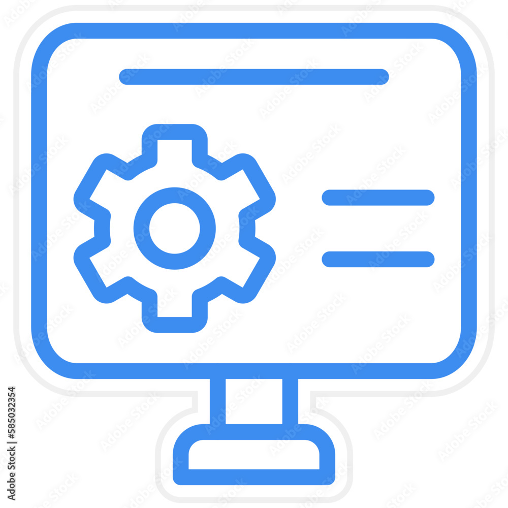 Vector Design Software Development Icon Style Vector Design Software Development Icon Style