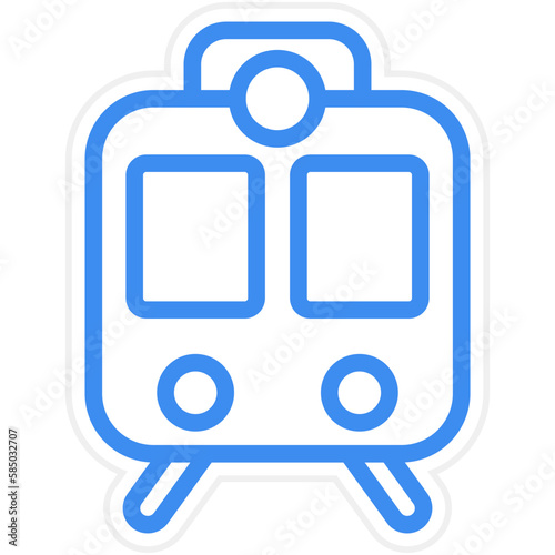 Vector Design Train Icon Style