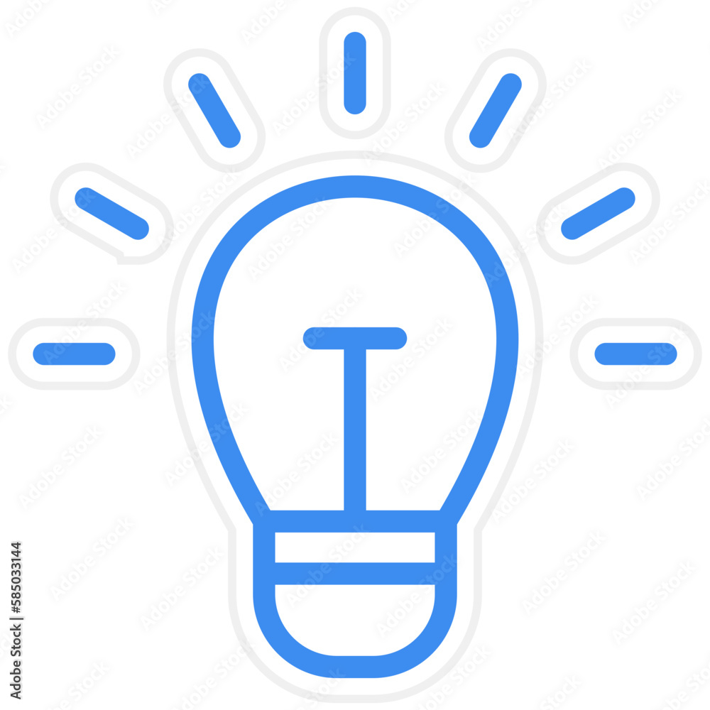 Vector Design Idea Icon Style