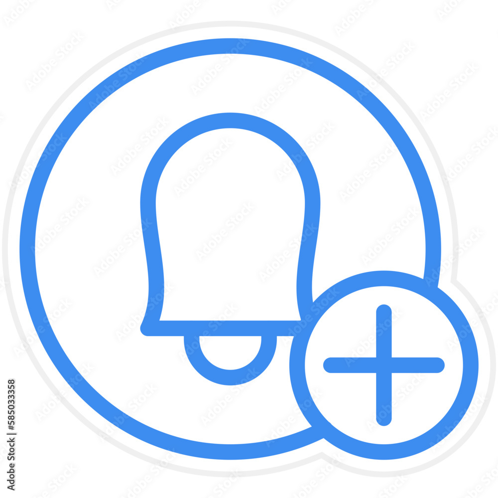 Vector Design Add Alarm Icon Style Vector Design Add Alarm Icon Style