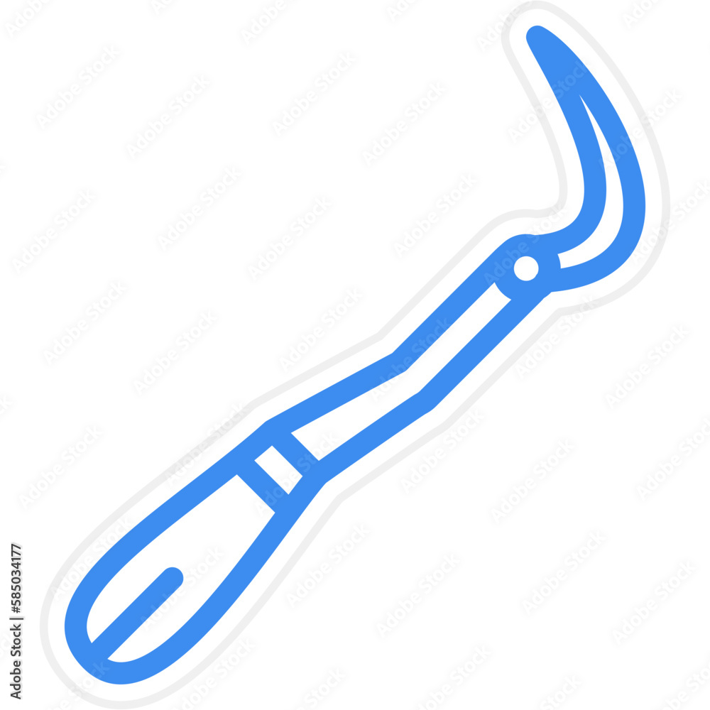 Vector Design Dental Probe Icon Style Vector Design Dental Probe Icon Style