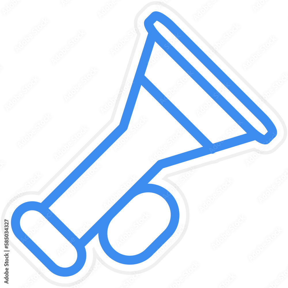 Vector Design Horn Icon Style Vector Design Horn Icon Style