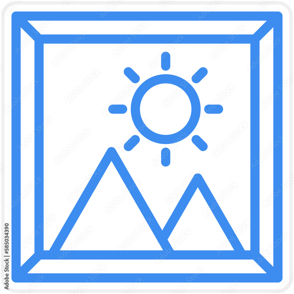 Vector Design Picture Icon Style Vector Design Picture Icon Style