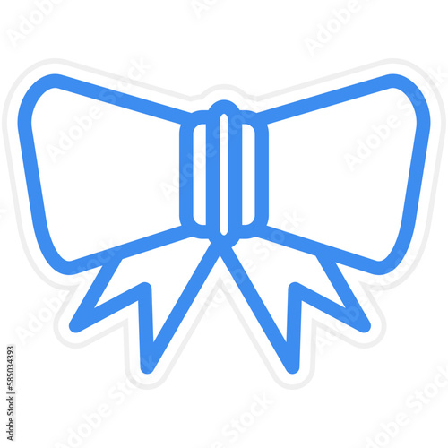 Vector Design Bow Tie Icon Style