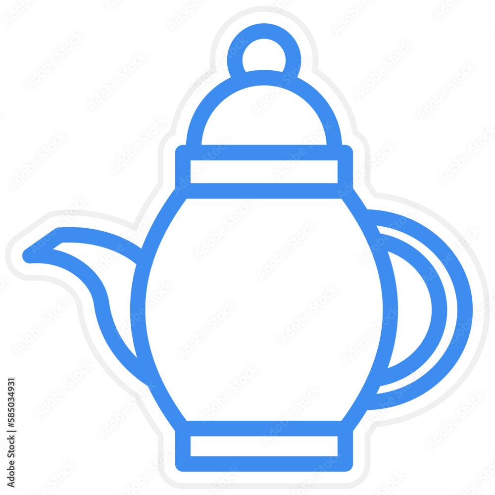Vector Design Teapot Icon Style Vector Design Teapot Icon Style