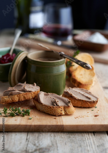 Chicken liver parfait photo