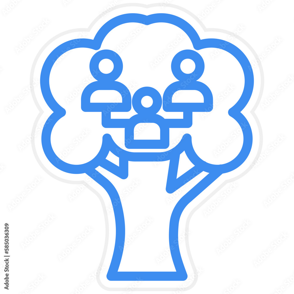 Vector Design Ancestry Icon Style Vector Design Ancestry Icon Style