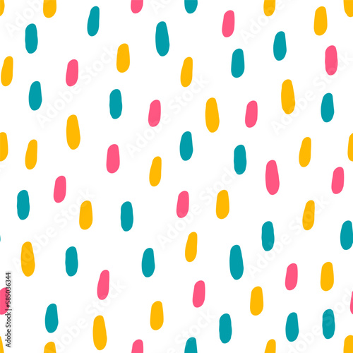 Seamless pattern with colorful spots
