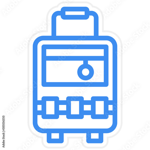 Vector Design Luggage Icon Style