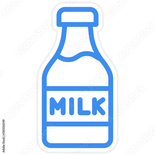 Vector Design Milk Icon Style