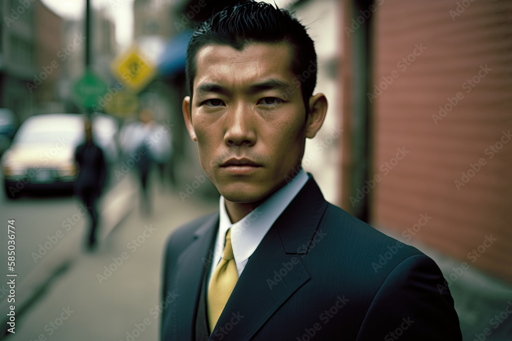 Portrait of successful business owner male boss asian. Generative ai Portrait of successful business owner male boss asian. Generative ai