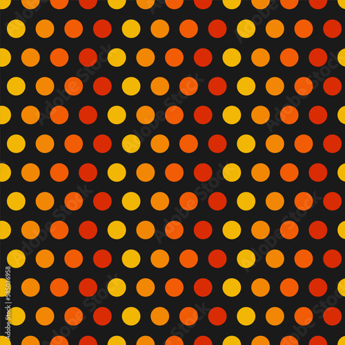Seamless pattern with colorful dots photo
