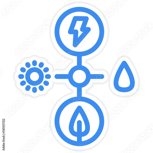 Vector Design Energy Sources Icon Style